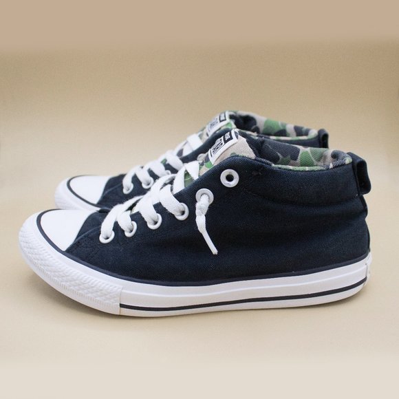 Converse Other - Converse Chuck Taylor All Stars Street Mid Black and Camo, Youth size 6